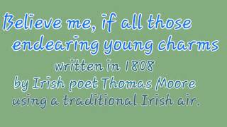 Believe Me, if all those endearing young charms