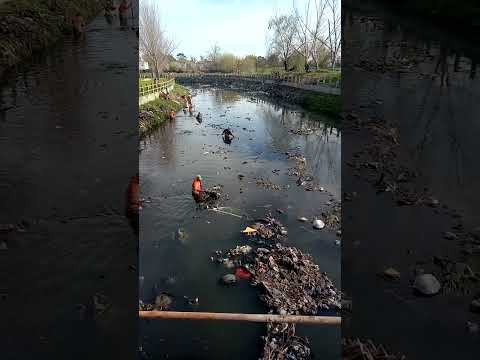 Limpiando el arroyo las piedras la florida quilmes