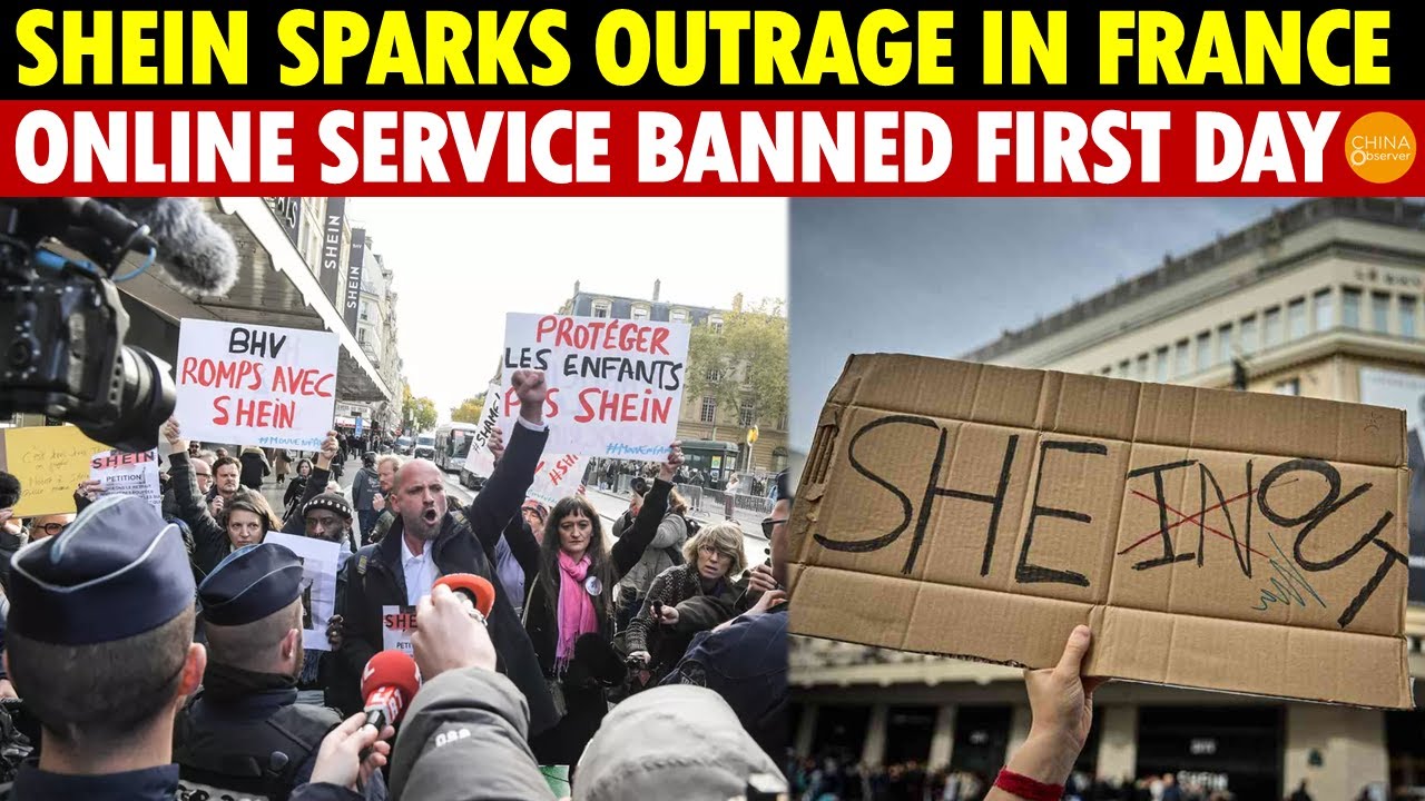 Shein Sparks Outrage in France—Bans Online Service on the Opening Day of Its Paris Store