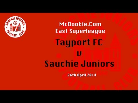 26/04/2014 Tayport FC v Sauchie Juniors