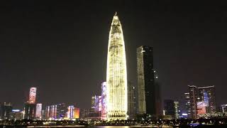 深セン市南山区ライトアップショー