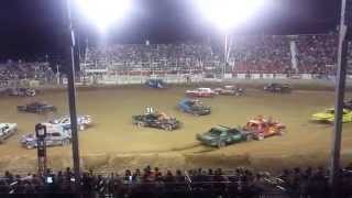preview picture of video '2014 Nephi Demolition Derby- Main Event'