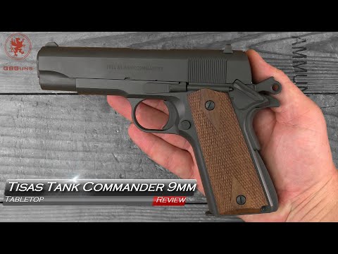 Tisas 9mm Tank Commander 1911 Tabletop Review and Field Strip