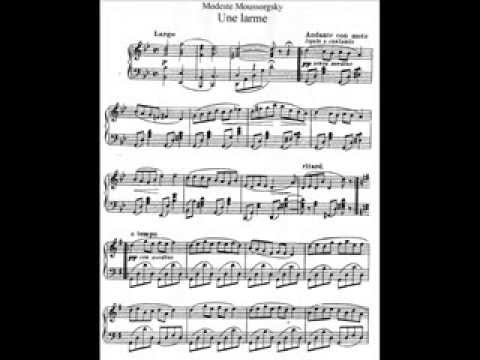 Modest Mussorgsky, 'Une Larme'