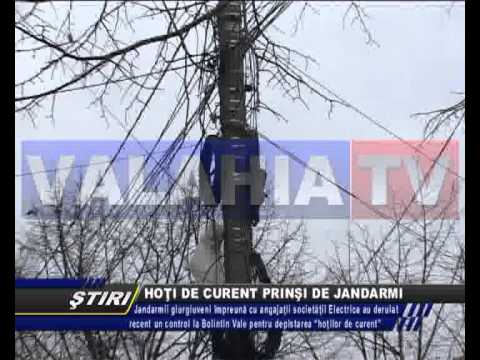 HOŢI DE CURENT PRINŞI DE JANDARMI