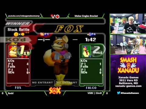 S@X Weekly - Redd (Fox) Vs  VGBC | GimR (Falco) Melee Singles - SSBM - SSBM
