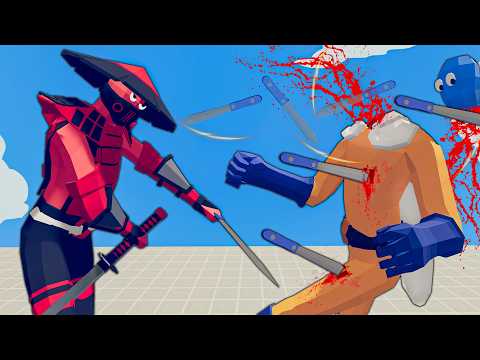 NINJA MASTER vs EVERY UNIT | Totally Accurate Battle Simulator-TABS