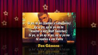 Rolf Sanchez Ft Farruko - Te Vas A Doler ( Letra )
