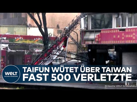 Video Thumbnail: TAIWAN: "Mit bis zu 160 km/h!" - Taifun "Kraton" sorgt für Überschwemmungen und hunderte Verletzte!