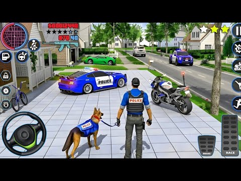 Police Car Chase Simulator 3D Game - Real Cop Cars Driving Simulator 2025 - Android GamePlay