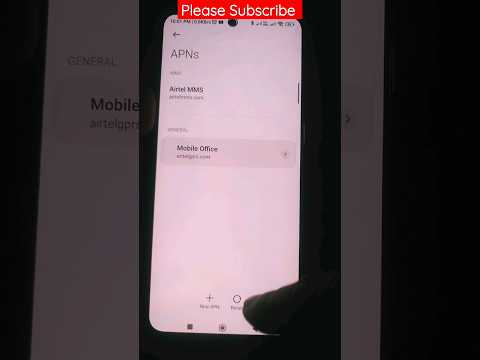 how to reset APN (access point name) of your service provider 📲#youtubeshorts #apn