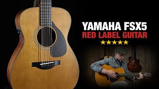 Video thumbnail for Yamaha FSX5 Red Label Guitar - How Does it Sound? by Acoustic Letter