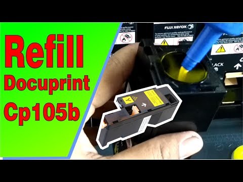 how to refill fuji xerox cp105b