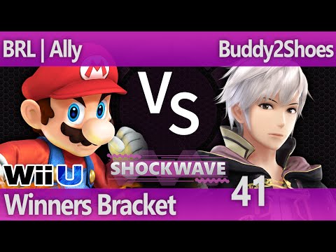 SW 41 Wii U - BRL | Ally (Mario, Shulk) vs Buddy2Shoes (Robin) - Winners Bracket