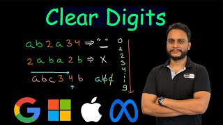YouTube video 'Clear Digits | Leetcode 3174'