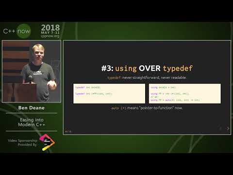 C++Now 2018: Ben Deane “Easing into Modern C++”