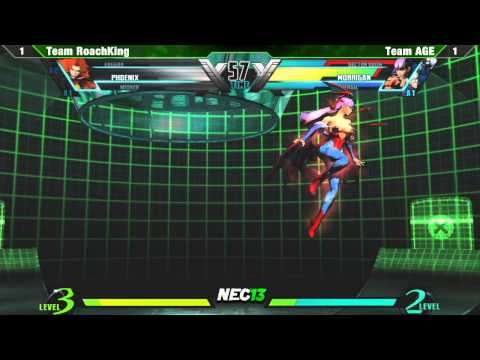 Team RoachKing vs Team AGE - Grand Finals NEC13 UMVC3 Teams