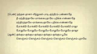 Kunguma Poove Konjum Tamil Karaoke Tamil Lyrics   