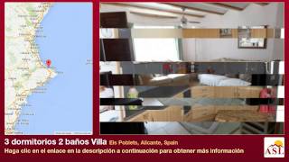 preview picture of video '3 dormitorios 2 baños Villa se Vende en Els Poblets, Alicante, Spain'