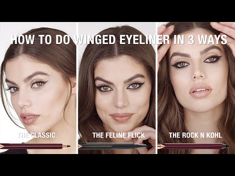 How To Do Winged Eyeliner 3 Ways | Charlotte Tilbury