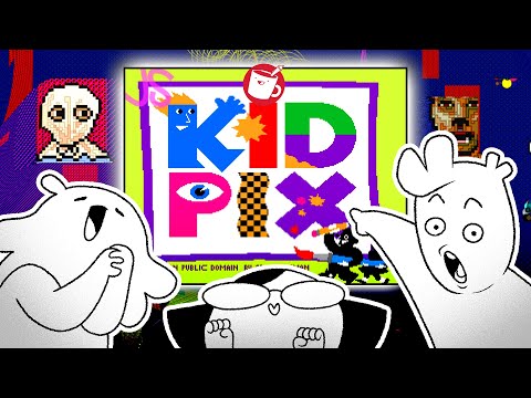 Three Pro Artists Make Art Using KID PIX