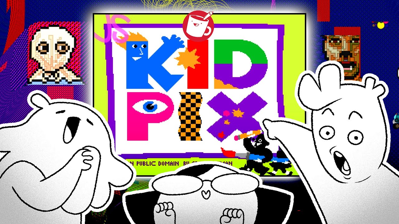 Three Pro Artists Make Art Using KID PIX