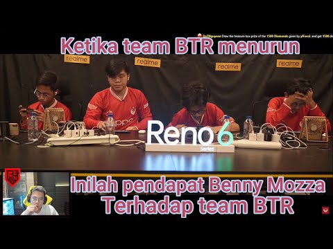 REAKSI BENNY MOZZA NONTON MIC CHECK BTR Grand Final PMPL ID S4