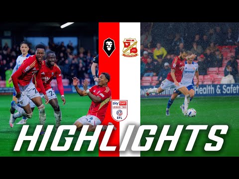 CESAY WINS IT LATE ON! 😱 | Salford City 3-2 Swindon Town | League Two Highlights