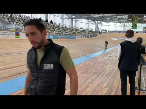 Nolan Huysmans - 3th place 750m sprint but first U19, place 1 and 2 were U23 riders.