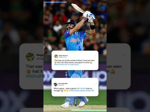 "VIRAT KOHLI, WHAT ARE YOU?" 🤯The reactions to an epic innings #T20WorldCup #cricket