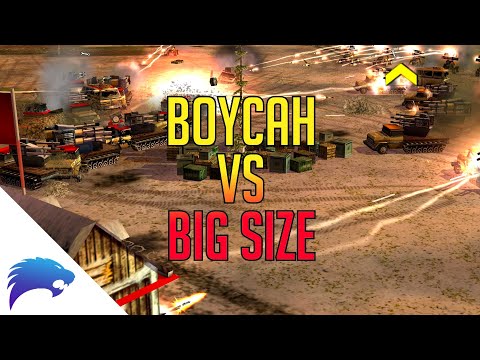 Boycah vs BiG SiZe | Epic Stealth Mirror | Liquid Gold | Generals Zero Hour