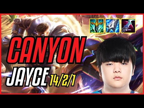 CANYON - JAYCE - EUW CHALLENGER - PATCH 11.9