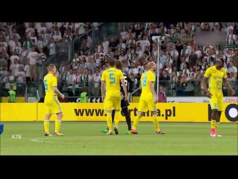 Skrót meczu Legia-Astana El.Ligi Mistrzów 1-0 02.08.2017~ highlights game Legia-Astana 1-0