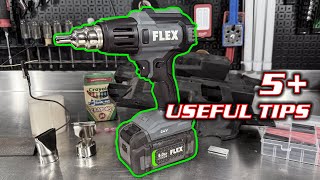 FLEX 24V Heat Gun Review + 5 Clever Ways to Use It! [FX6321]