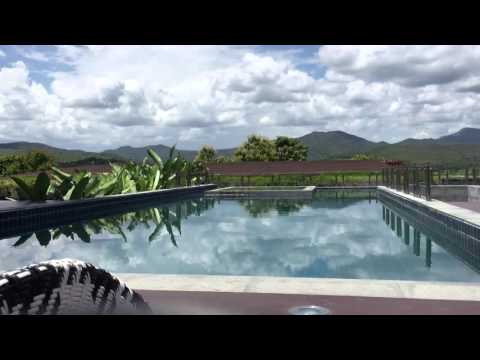 Pool Side View HD Background 2