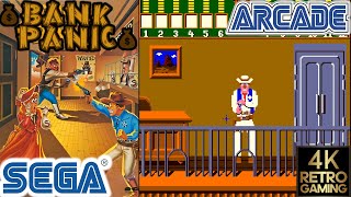 Bank Panic Arcade (Sega 1984) 4k Longplay