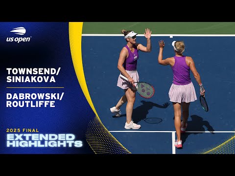 Townsend/Siniakova vs. Dabrowski/Routliffe Extended Highlights | 2025 US Open Final