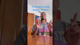 Just a message to young brothers out there. You have to know when to friend zone certain females