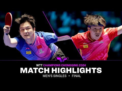 Wang Chuqin vs Fan Zhendong | MS Final | WTT Champions Chongqing 2024