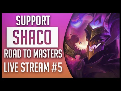 SHACO SUPPORT S11 ROAD TO MASTERS!! - LEAGUE OF LEGENDS