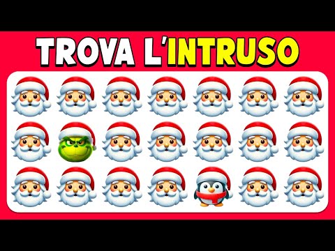 🎅 QUIZ DI NATALE 🎄 Trova le DIFFERENZE 👀 Trova l'INTRUSO 🌟 Indovina con le EMOJI ❄️
