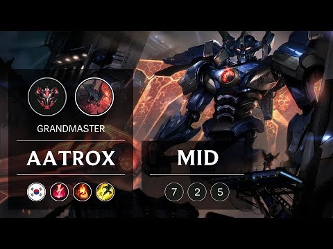Aatrox Mid vs Ryze - KR Grandmaster Patch 9.3