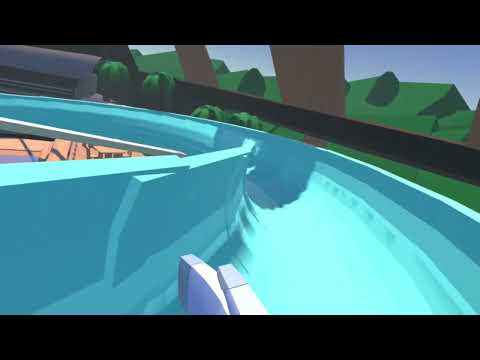 Cyan Slide | ^ActionWaterpark | Rec Room | Onride POV