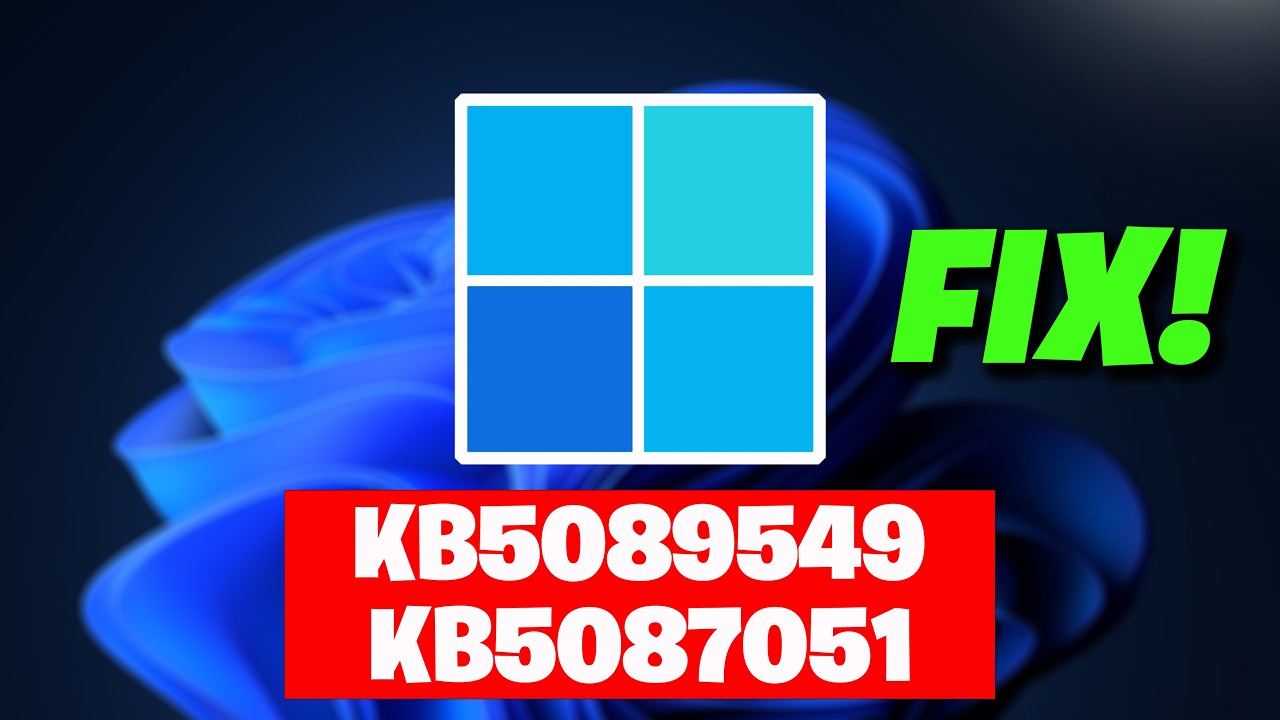 KB5089549/KB5087051 Update Not Installing Error Code 0x800f0983/0x800f081f/0x80070306 Windows 11 FIX