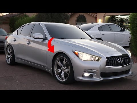 Here's the first mod that every Q50 owner needs! Installing lowering springs DIY