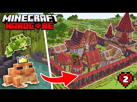 Tootsie - I Built a FROG Kingdom - Minecraft Hardcore 1.19 Let's Play | Episode 2