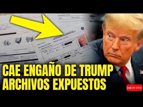 🚨CAE ENGAÑO DE TRUMP APARECEN 100 MILLONES+DE ARCHIVOS OCULTOS!