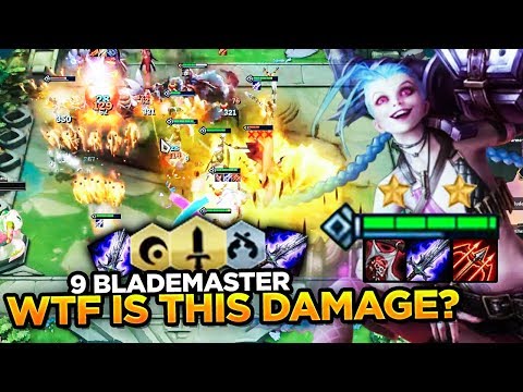WHAT IS THIS SPLASH DAMAGE? TRIPLE BOTRK WITH 9 BLADEMASTERS | Teamfight Tactics