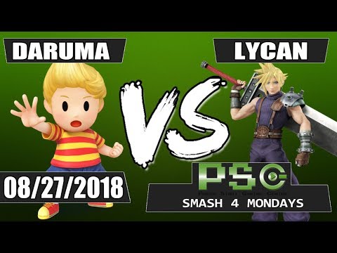 PSG Smash 4 Monday: Daruma (Lucas) vs Lycan (Cloud) - Winners Round 2