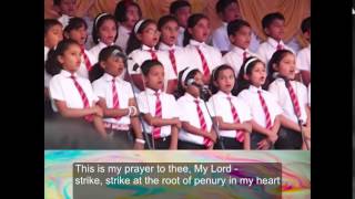This is My Prayer to Thee My Lord Strike, Strike  by St  Lourdes High School, ICSE, Bangalore